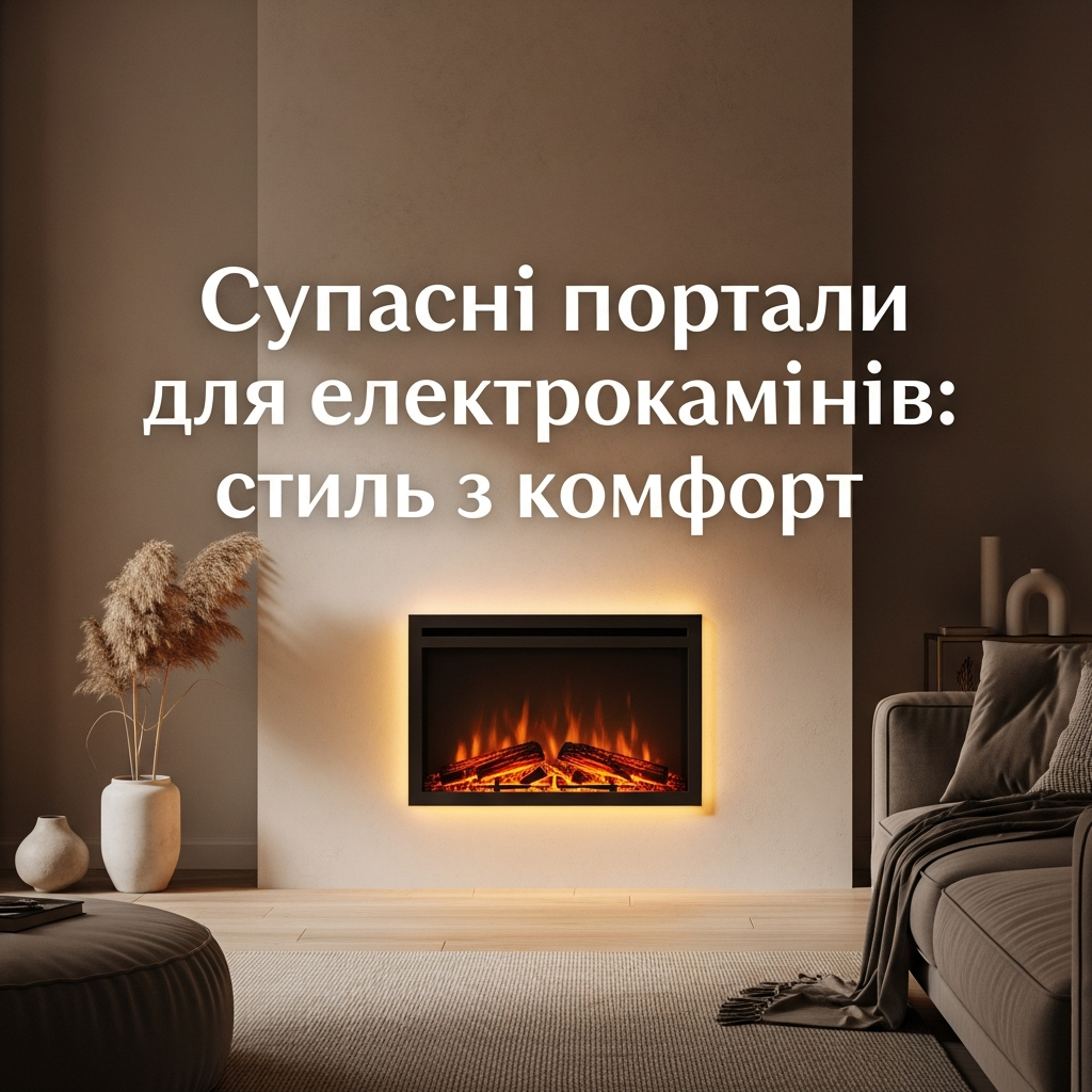 Як оформлюють портали для електрокамінів